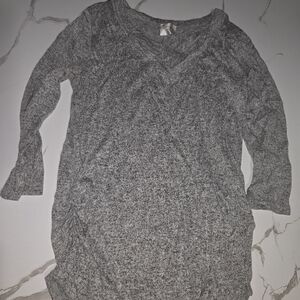 Siren Lily Gray Women's Maternity Top